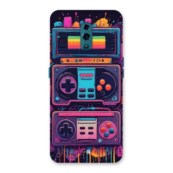 Comic Gaming Console Back Case for Oppo Reno