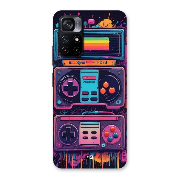 Comic Gaming Console Back Case for Poco M4 Pro 5G