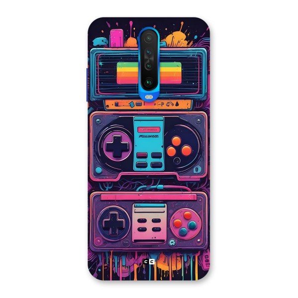 Comic Gaming Console Back Case for Poco X2