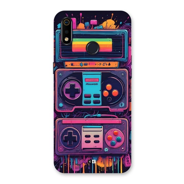 Comic Gaming Console Back Case for Realme 3i