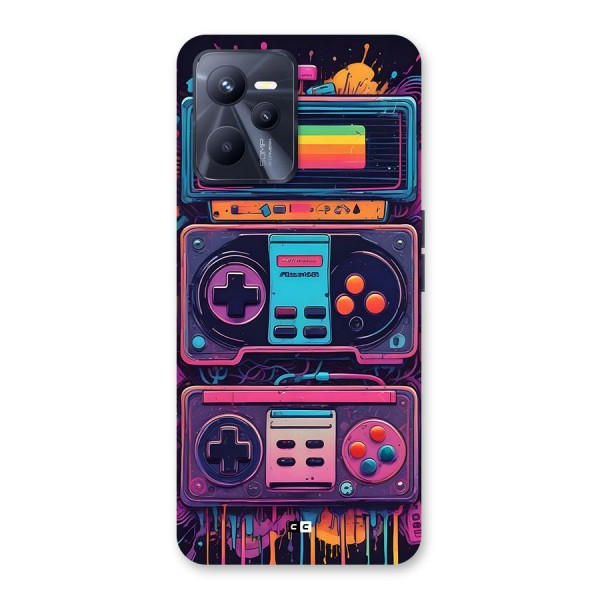 Comic Gaming Console Back Case for Realme C35