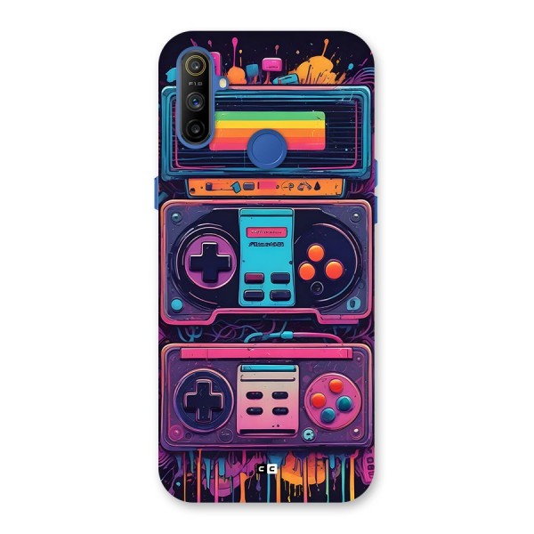 Comic Gaming Console Back Case for Realme Narzo 10A