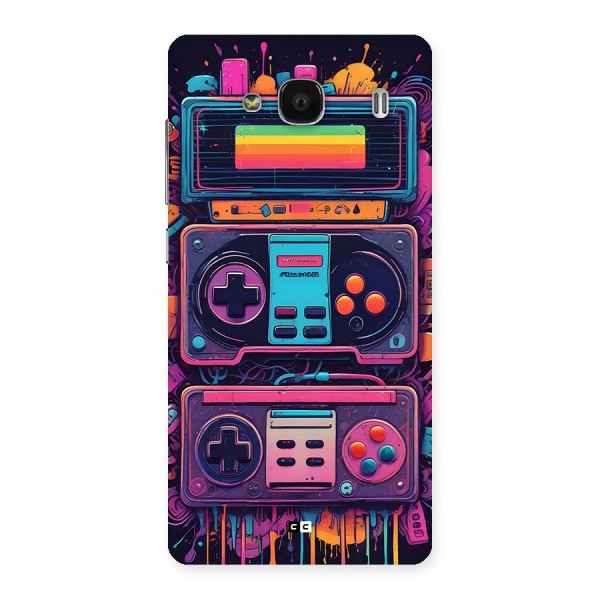 Comic Gaming Console Back Case for Redmi 2