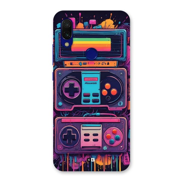 Comic Gaming Console Back Case for Redmi 7