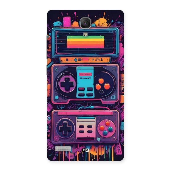 Comic Gaming Console Back Case for Redmi Note