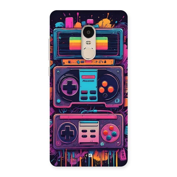 Comic Gaming Console Back Case for Redmi Note 4