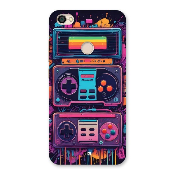 Comic Gaming Console Back Case for Redmi Y1 2017