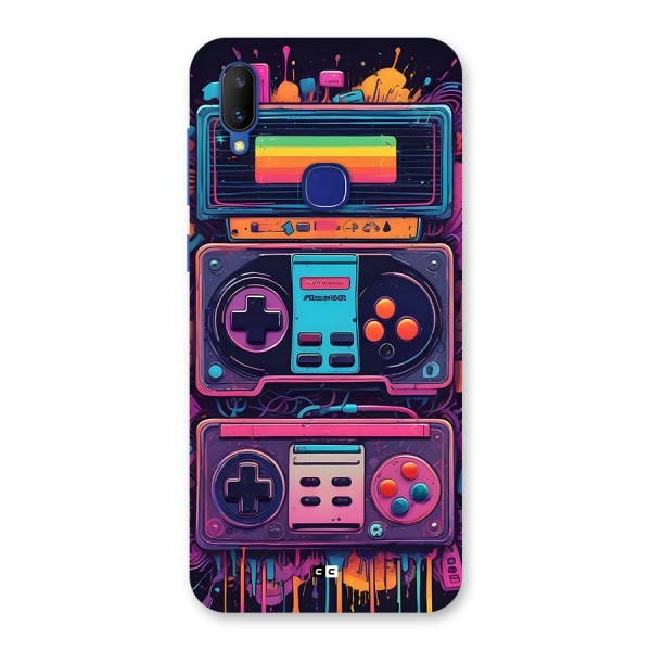 Comic Gaming Console Back Case for Vivo V11