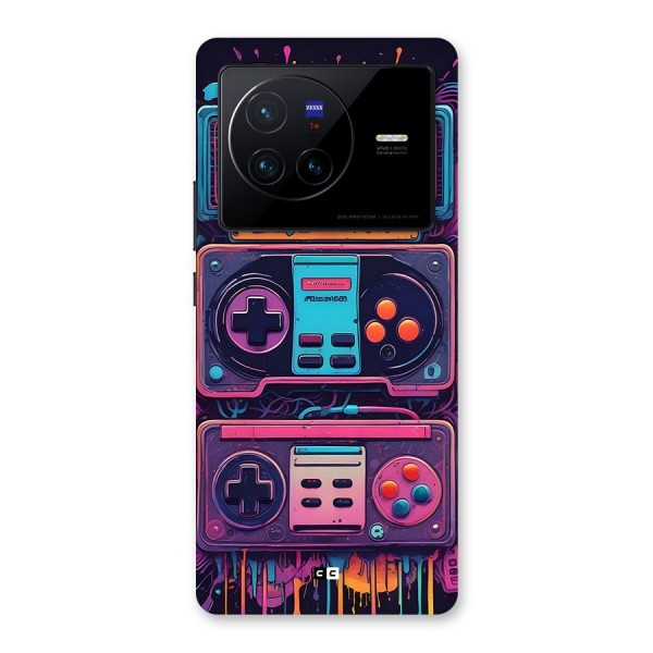 Comic Gaming Console Back Case for Vivo X80