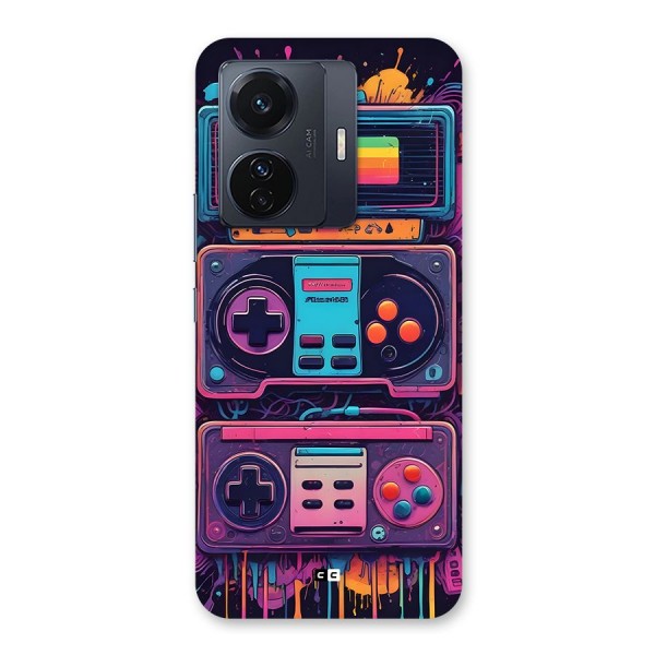 Comic Gaming Console Back Case for Vivo iQOO Z6 Pro