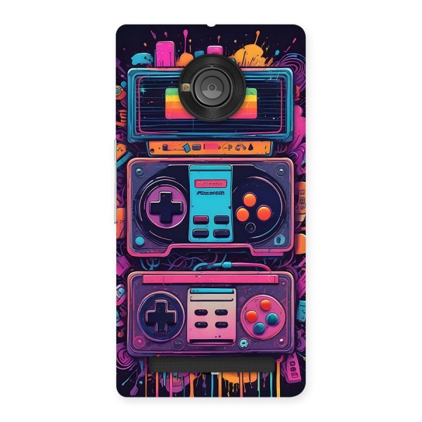 Comic Gaming Console Back Case for Yuphoria