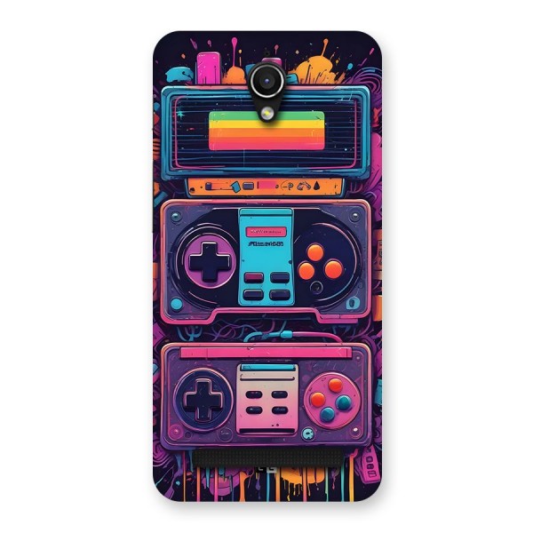 Comic Gaming Console Back Case for Zenfone Go