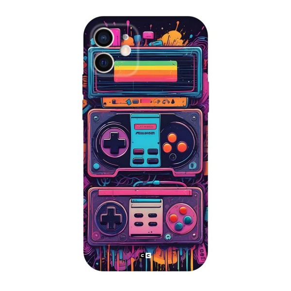 Comic Gaming Console Back Case for iPhone 12