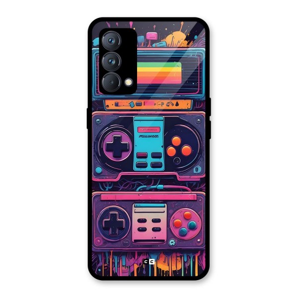 Comic Gaming Console Glass Back Case for Realme GT Master Edition