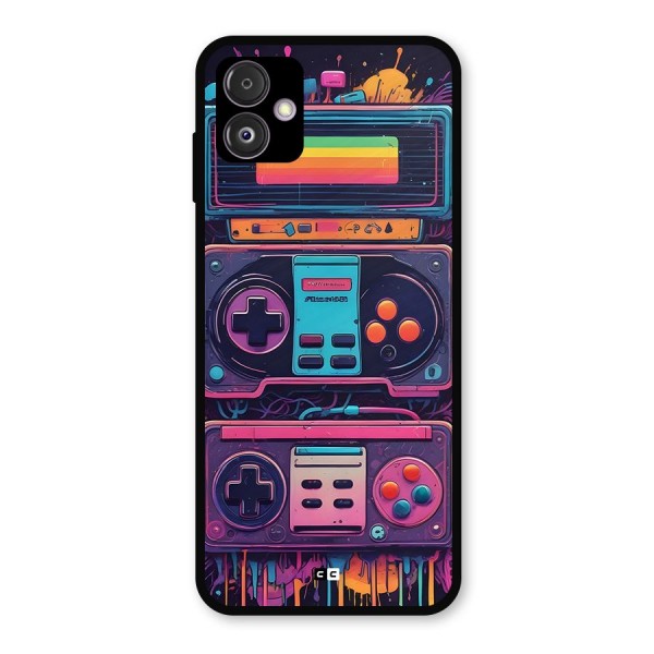 Comic Gaming Console Metal Back Case for Galaxy F14