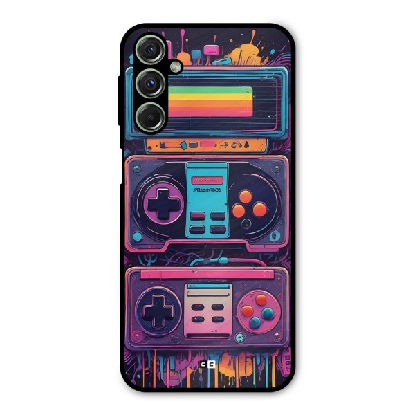 Comic Gaming Console Metal Back Case for Galaxy F34