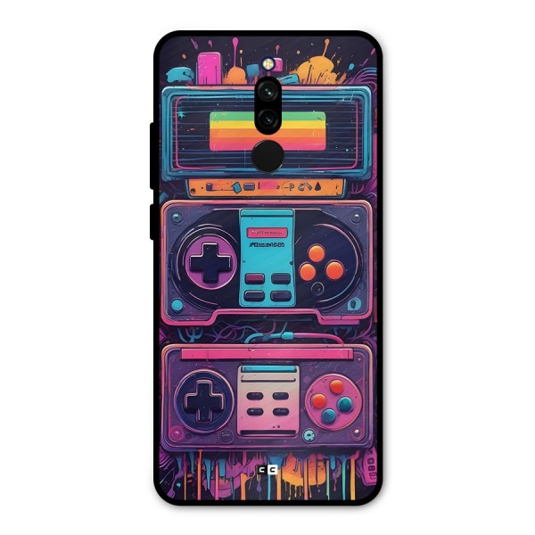 Comic Gaming Console Metal Back Case for Redmi 8