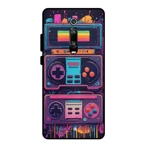 Comic Gaming Console Metal Back Case for Redmi K20 Pro