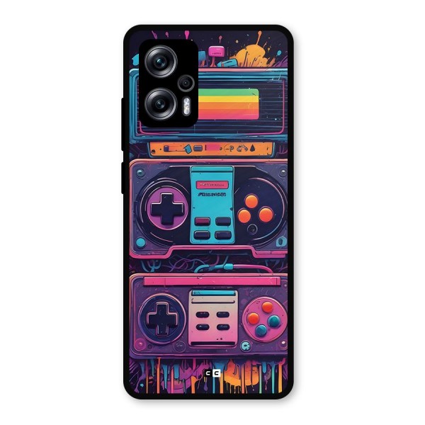 Comic Gaming Console Metal Back Case for Redmi K50i