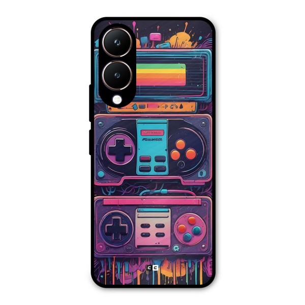 Comic Gaming Console Metal Back Case for Vivo Y28