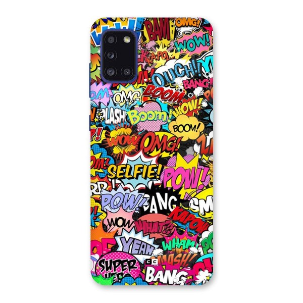 Comic Ringtone Back Case for Galaxy A31