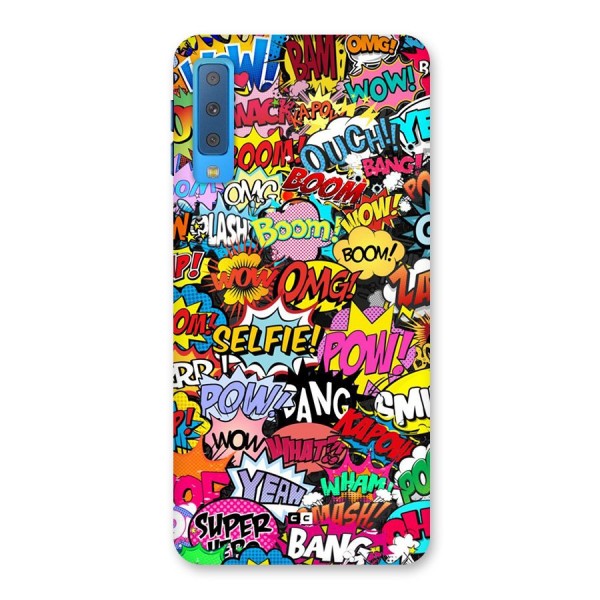 Comic Ringtone Back Case for Galaxy A7 (2018)