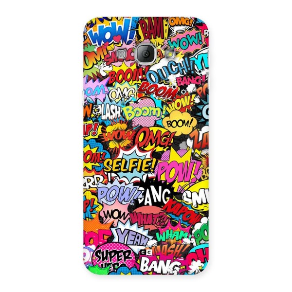 Comic Ringtone Back Case for Galaxy A8