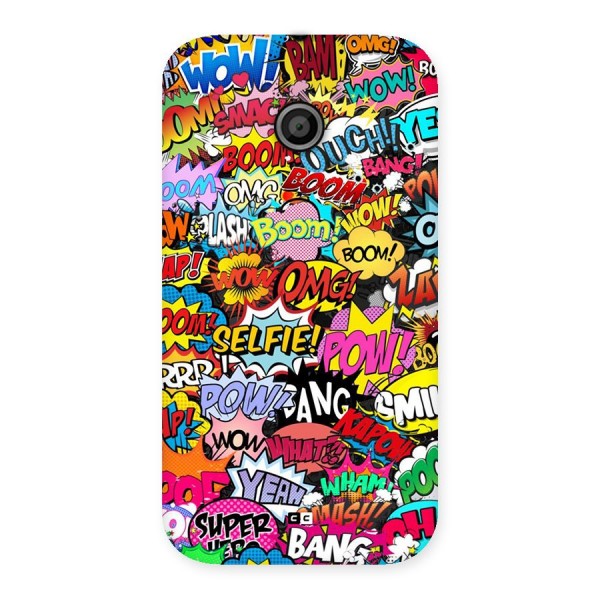 Comic Ringtone Back Case for Moto E