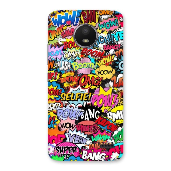 Comic Ringtone Back Case for Moto E4