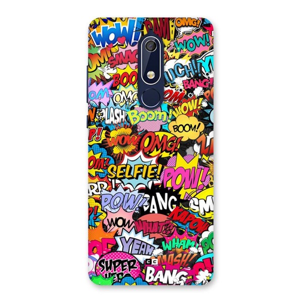 Comic Ringtone Back Case for Nokia 5.1