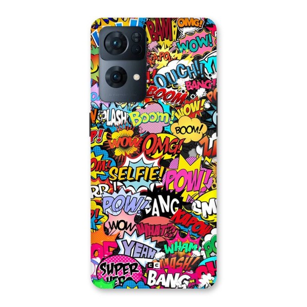 Comic Ringtone Back Case for Oppo Reno7 Pro 5G