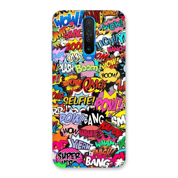 Comic Ringtone Back Case for Poco X2