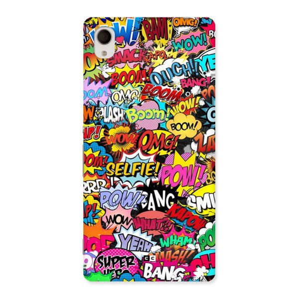 Comic Ringtone Back Case for Xperia M4 Aqua