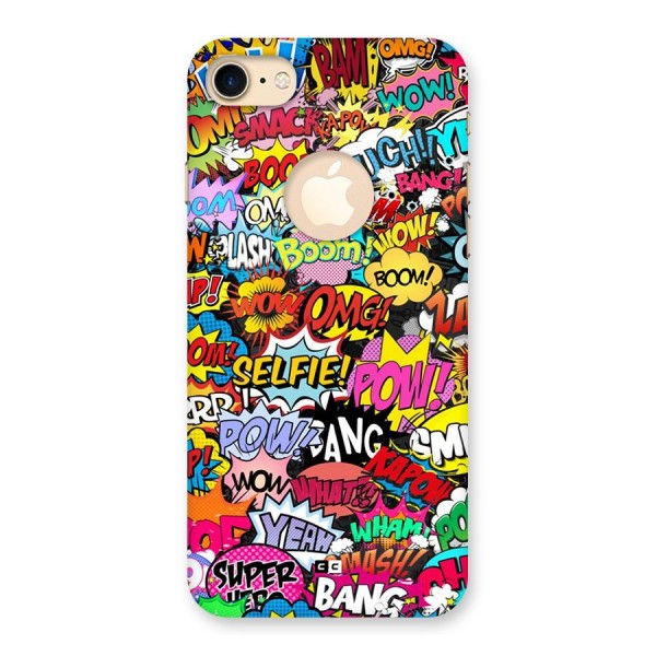 Comic Ringtone Back Case for iPhone 8 Logo Cut