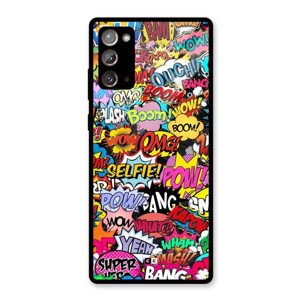 Comic Ringtone Glass Back Case for Galaxy Note 20