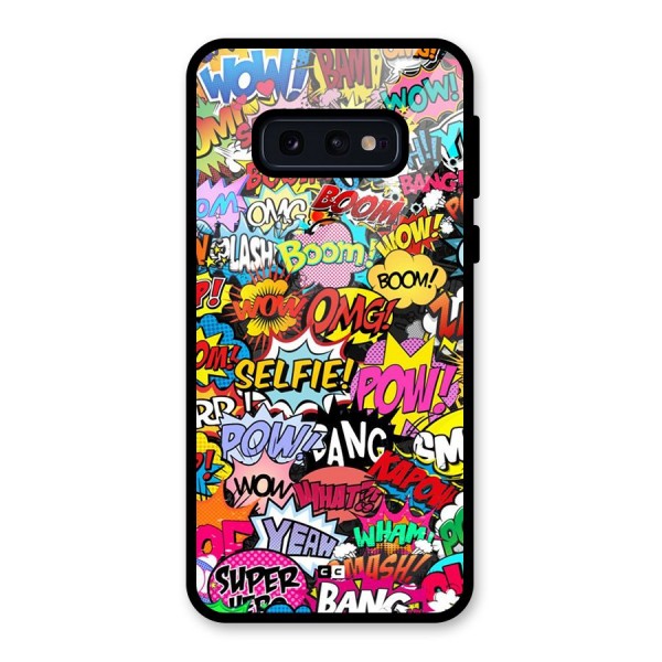 Comic Ringtone Glass Back Case for Galaxy S10e