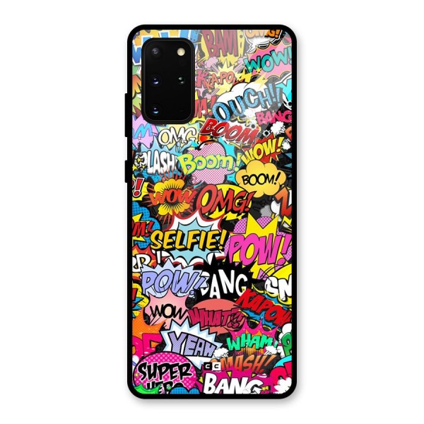 Comic Ringtone Glass Back Case for Galaxy S20 Plus