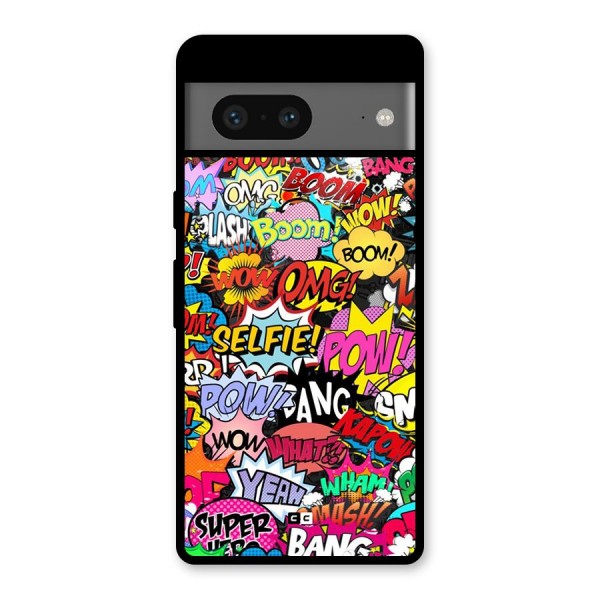 Comic Ringtone Glass Back Case for Google Pixel 7