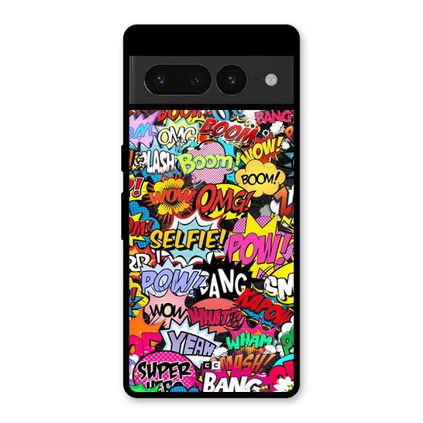 Comic Ringtone Glass Back Case for Google Pixel 7 Pro