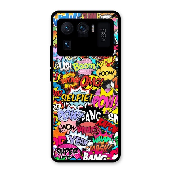 Comic Ringtone Glass Back Case for Mi 11 Ultra