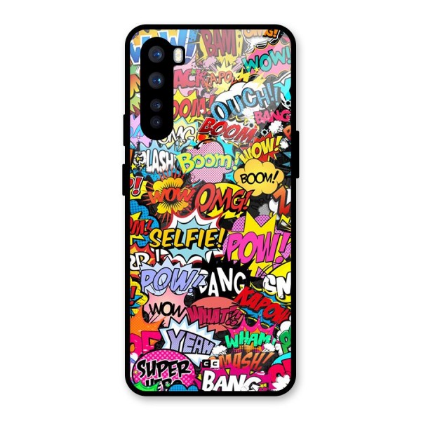 Comic Ringtone Glass Back Case for OnePlus Nord