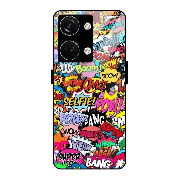 Comic Ringtone Glass Back Case for Oneplus Nord 3