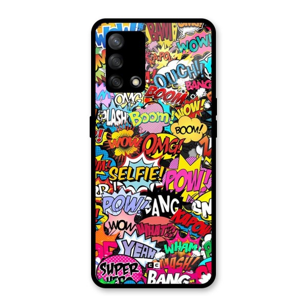 Comic Ringtone Glass Back Case for Oppo F19