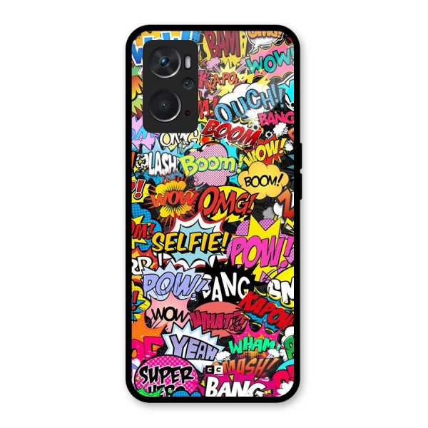 Comic Ringtone Glass Back Case for Oppo K10 4G