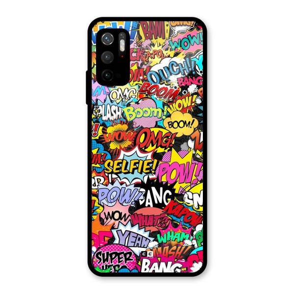 Comic Ringtone Glass Back Case for Poco M3 Pro 5G