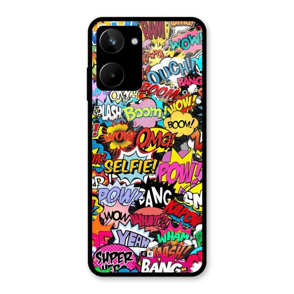 Comic Ringtone Glass Back Case for Realme 10