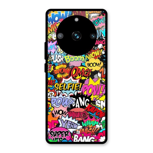 Comic Ringtone Glass Back Case for Realme 11 Pro