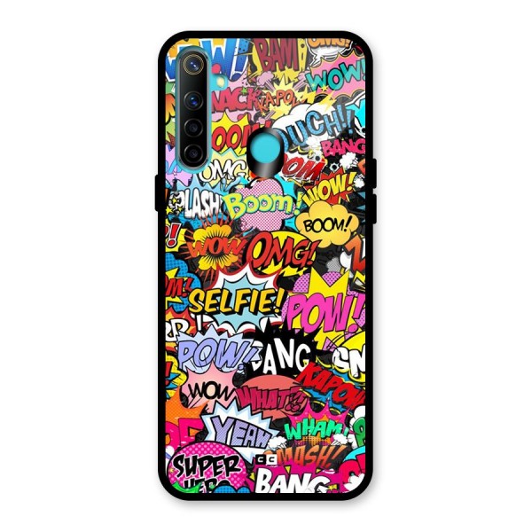 Comic Ringtone Glass Back Case for Realme 5s