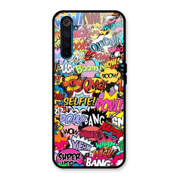 Comic Ringtone Glass Back Case for Realme 6 Pro