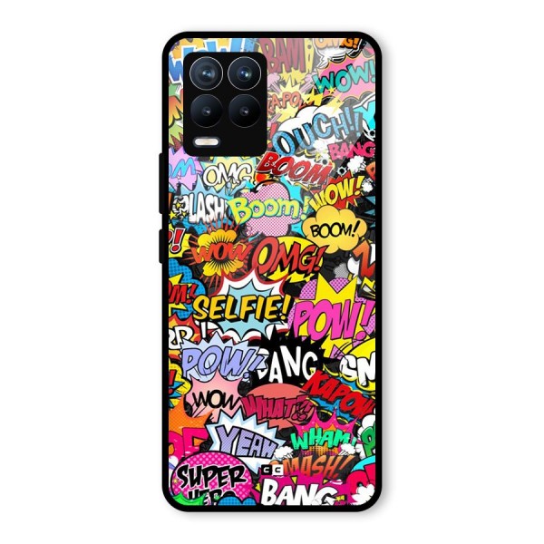 Comic Ringtone Glass Back Case for Realme 8 Pro